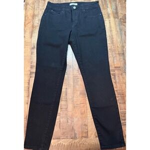 Royalty For Me Womens Black Skinny Jeans Size 14 Stretch Denim Slim Fit Pants